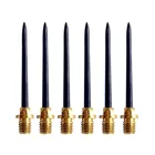 Профессиональные стрелы для дартс 3 шт.лот, стальные наконечники для преобразования, стрелы для дартс, серебристые валы для полета