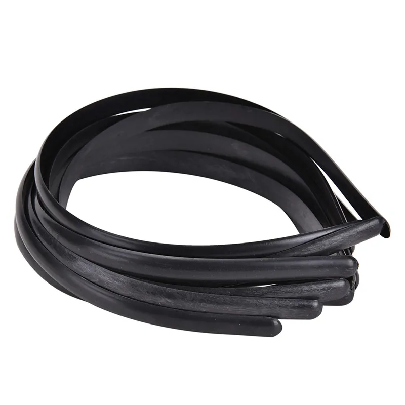 

Wholesales 10pcs/lot Plain Lady Plastic Hair Band Headbands NO Teeth Headwear Girl Hair DIY Tool Accessories White Black