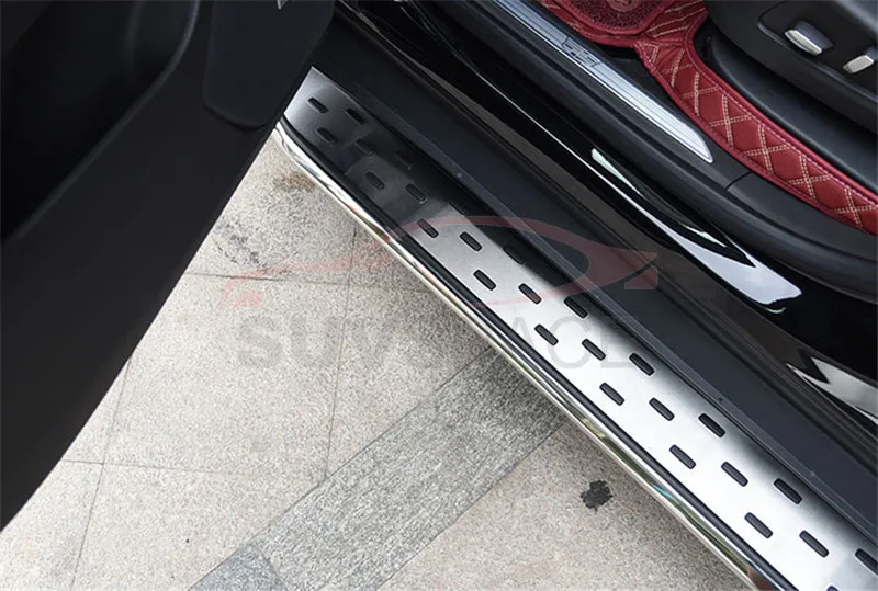 Боковая подножка для Porsche Cayenne 2019 2 шт. левая правая алюминиевая боковая педаль |