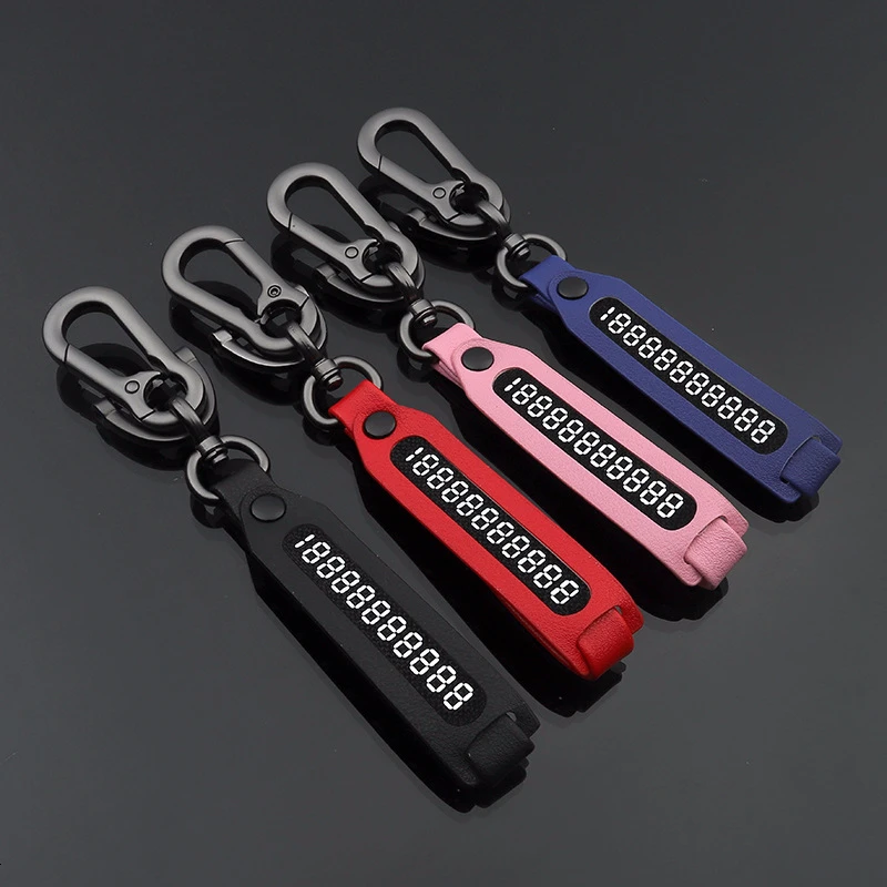Пряжка подковы Автомобильный Брелок Анти потеря номер мобильного телефона