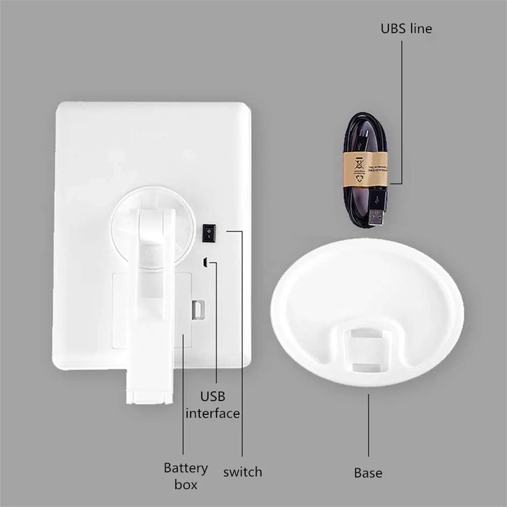 Профессиональный светодиодный зеркало для макияжа с подсветкой портативный