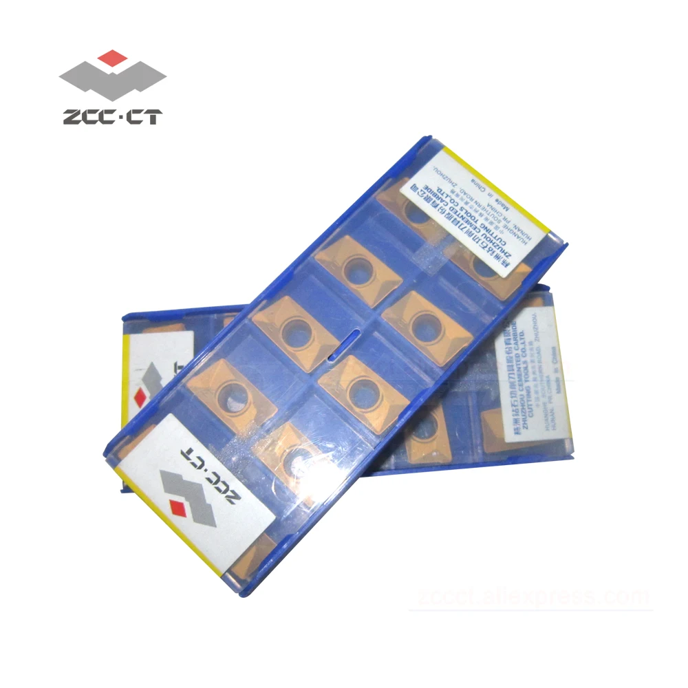 

10pcs ZCCCT milling cutter APKT160408-PM YBM351 for stainless steel rough cut
