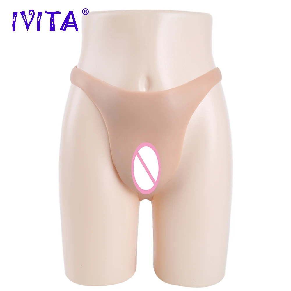 IVITA Realistic Silicone Panties Fake Vagina For Sexy Crossdresser Transgender Shemale Drag Queen Cosplay
