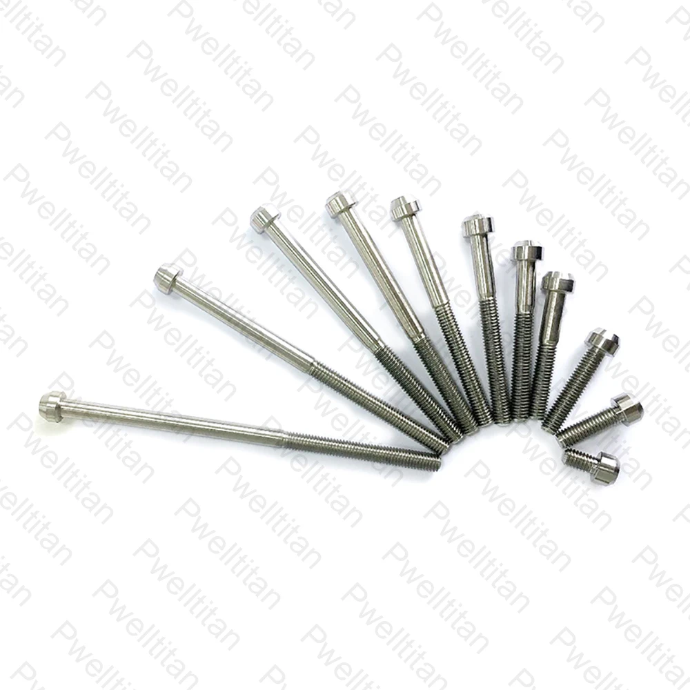 

Винт для мотоцикла M6 Titanium Ti Bolt M6x10-120mm Button Torx Allen T30, 1 шт.