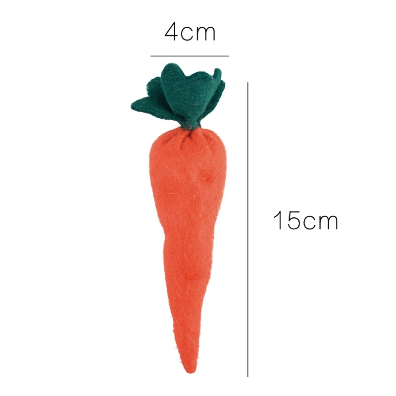 

Easter Non-woven Carrot Garden Decorations Artificial Fruits Toys Party Props Christmas Ornament