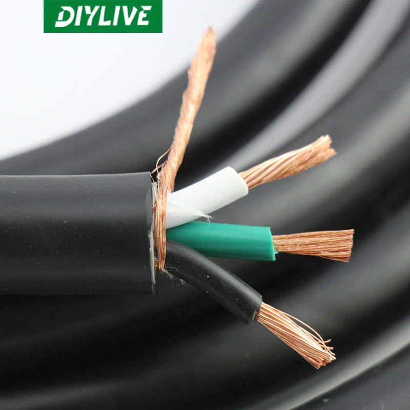 

DIYLIVE 5 meters Moster Monster pure copper Powerline 400 Hi-Fi/GB fired power cord audio power amplifier cable
