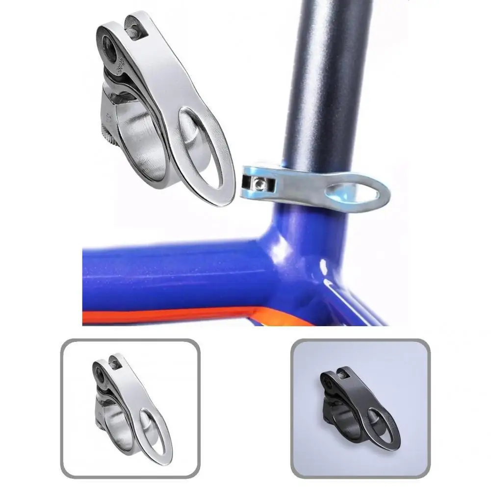 

Bike Tube Clip Useful Aluminum Alloy Anti-oxidation for Bike Alloy Bike Seat Clamp Bike Seatpost Clamp