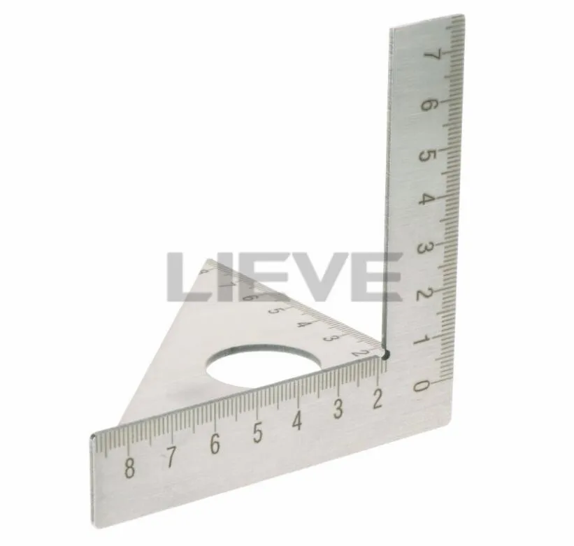 Деревообрабатывающая линейка квадратная планка треугольная 45 градусов 90