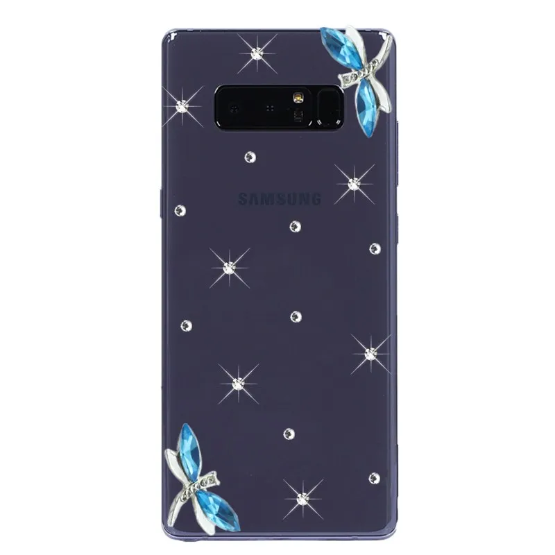Для samsung Galaxy Note 8 9 S8 S9 S10 A7 A9 2018 A8 A6 плюс J7 Neo J8 J3 J4 J6 J2 Pro A2 Core со стразами чехол |