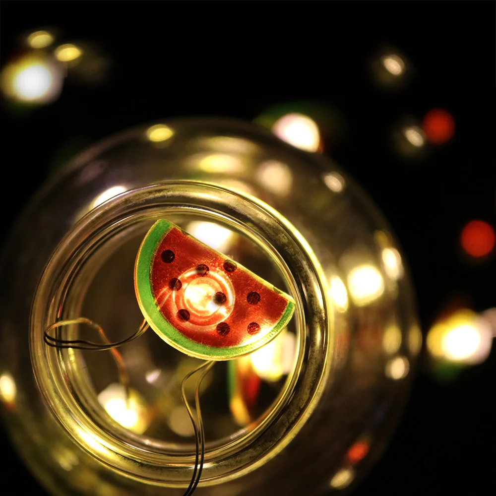 Сказочная гирлянда с музыкой КАКТУСОМ фламинго 2 м медная проволока защитой от