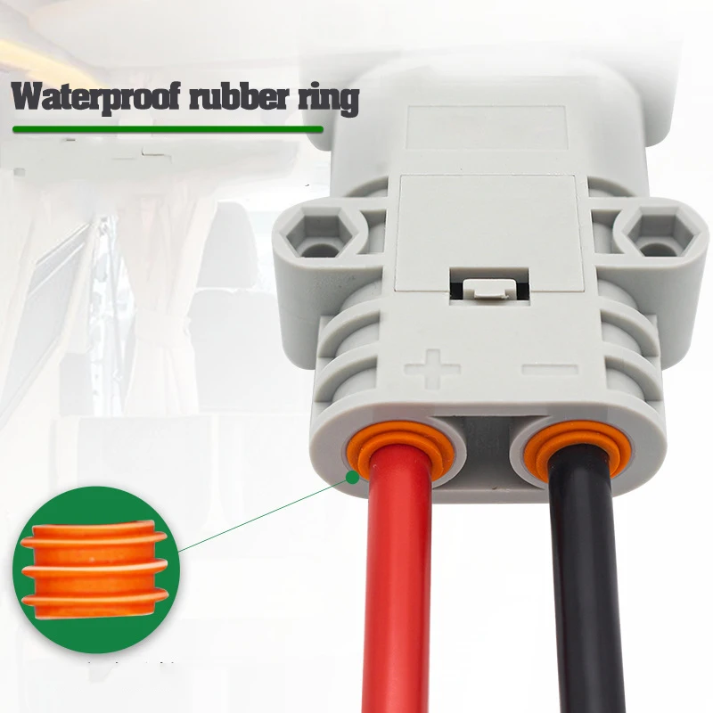 Автомобильный разъем литиевого аккумулятора высокой мощности 24 В/12 В 1 штекер и