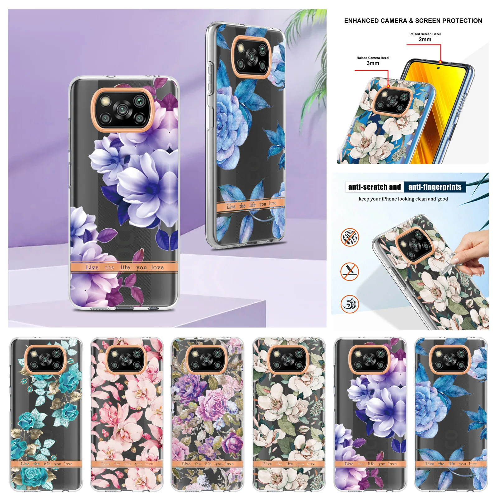 

Phone Case For Xiaomi Redmi Note 10 10s 11 Pro 9A Mi 11T Pcoc X3 NFC M4 Pro 5G Case Luxury Shockproof Silicone Soft Back Cover