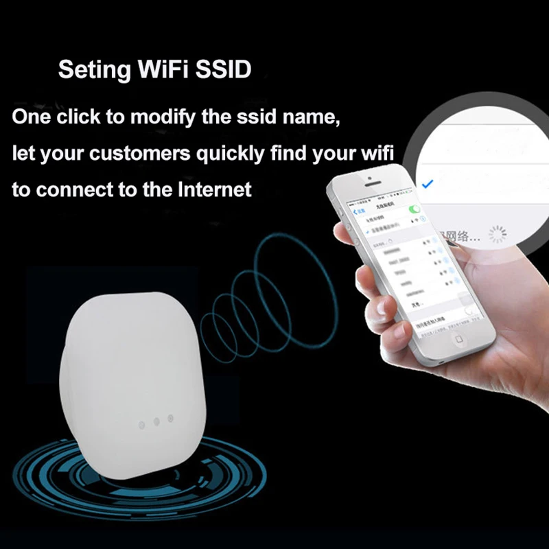 KuWFi 1200 Мбит/с Wifi маршрутизатор 12 В постоянного тока питания гигабитный со