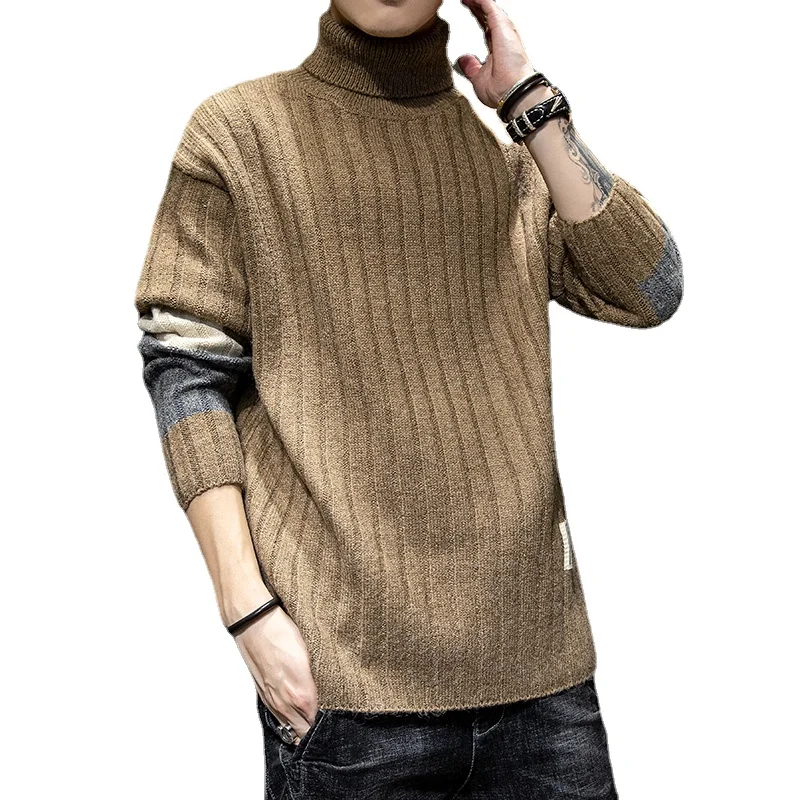 

Vintage Clothes Men Clothing Mens Sweater Vintage Pullover Homme Pullover Men High Neck Knitwear Turtle Neck Men Autunm Winter