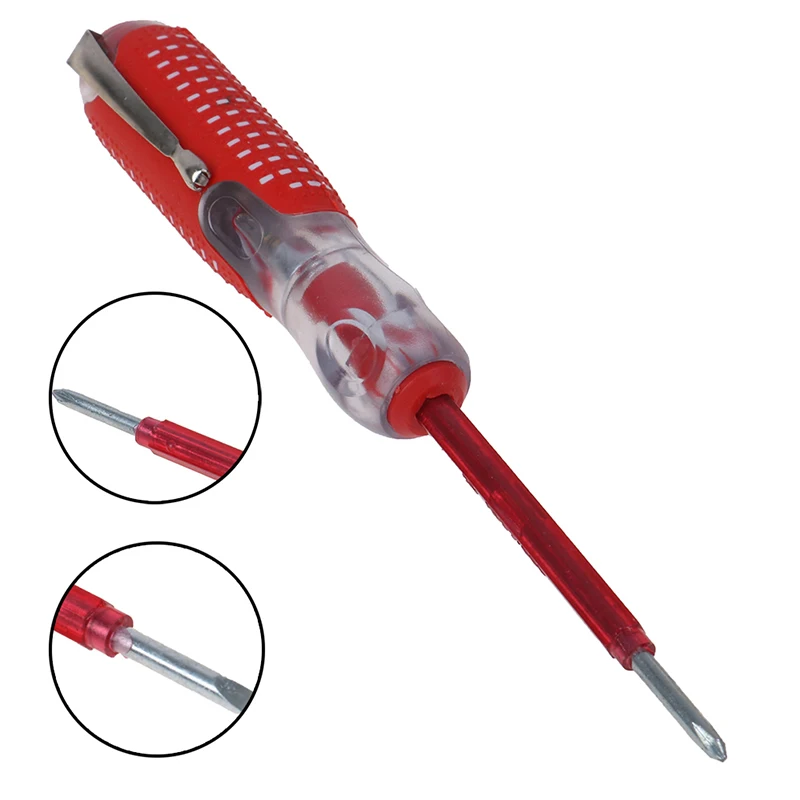 

100-220V Test Pencil Voltage Indicator Cross & Slotted Screwdriver Electric Test Pen Tools