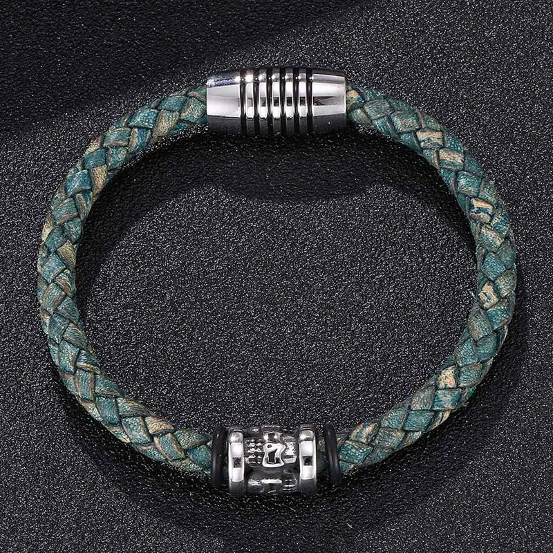 Новинка модный мужской и женский браслет с черепом оптовая продажа браслеты из