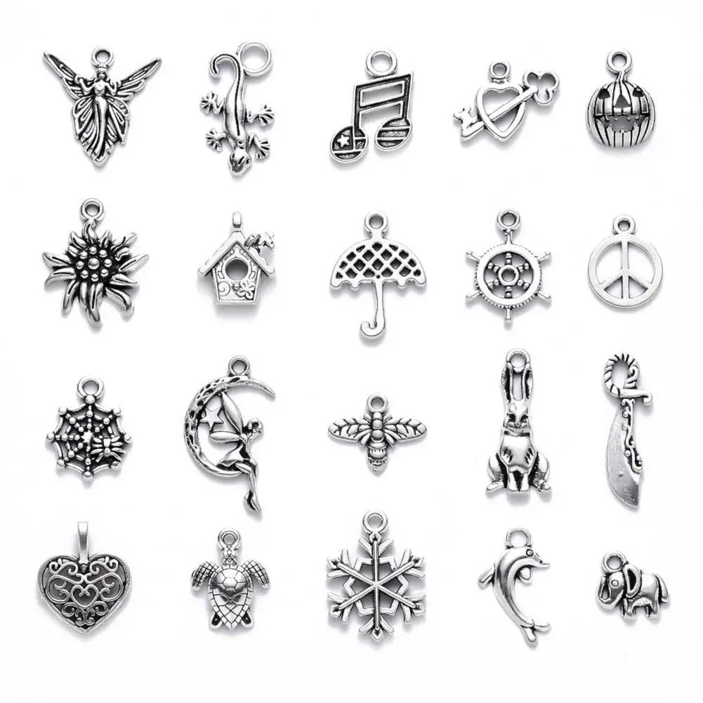 

100Pcs/Set Pendants DIY Beautiful Alloy Jewelry Making Accessories for Necklace Pendants DIY Beautiful Alloy Jewelry Making Acce