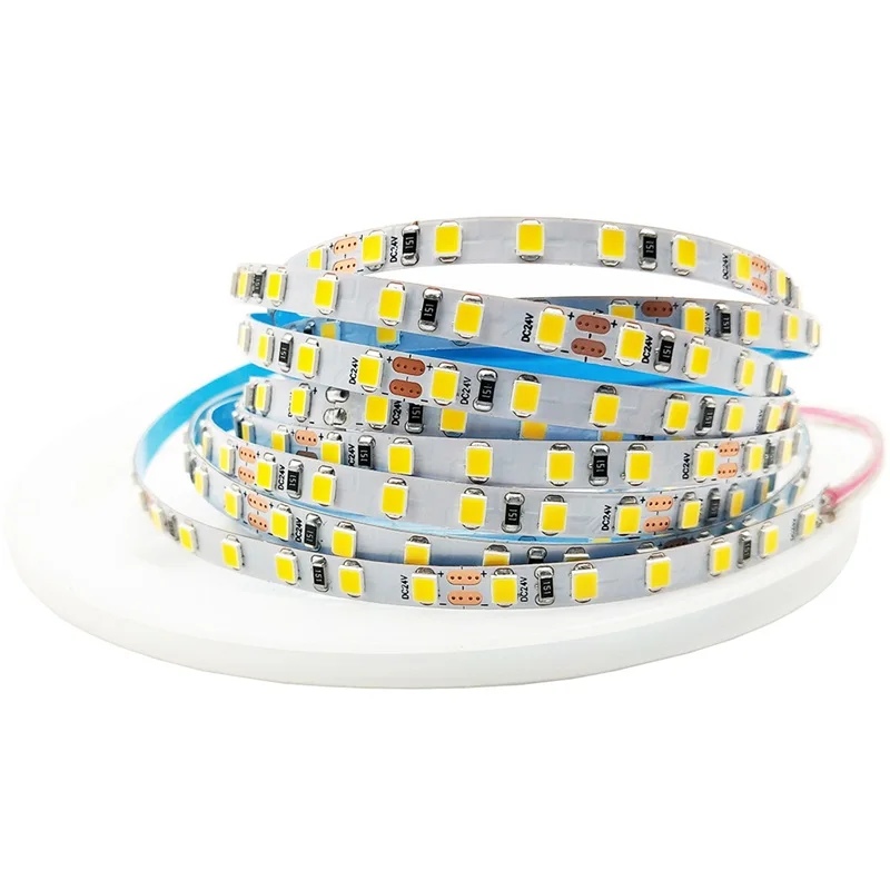 

Slim 5mm 24v SMD 2835 LED Light Strip Flexible Super Bright Decor Ribbon Home Living Room Dining Kitchen Indoor Decoration Lamp