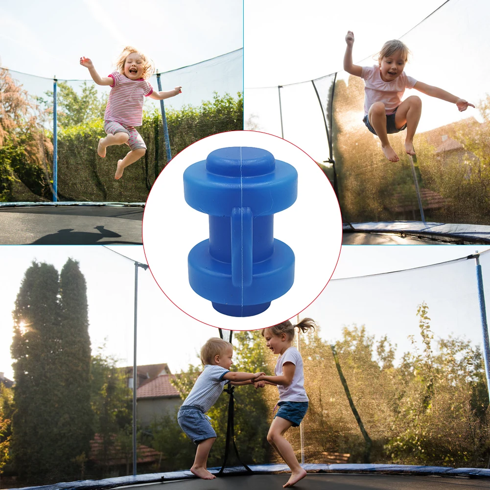 

8 PCS Trampoline Enclosure Pole Cap PE Bounding Table Protective Cover Cap for Net Hook Pole in 2.5-2.8cm Diameter CMG78