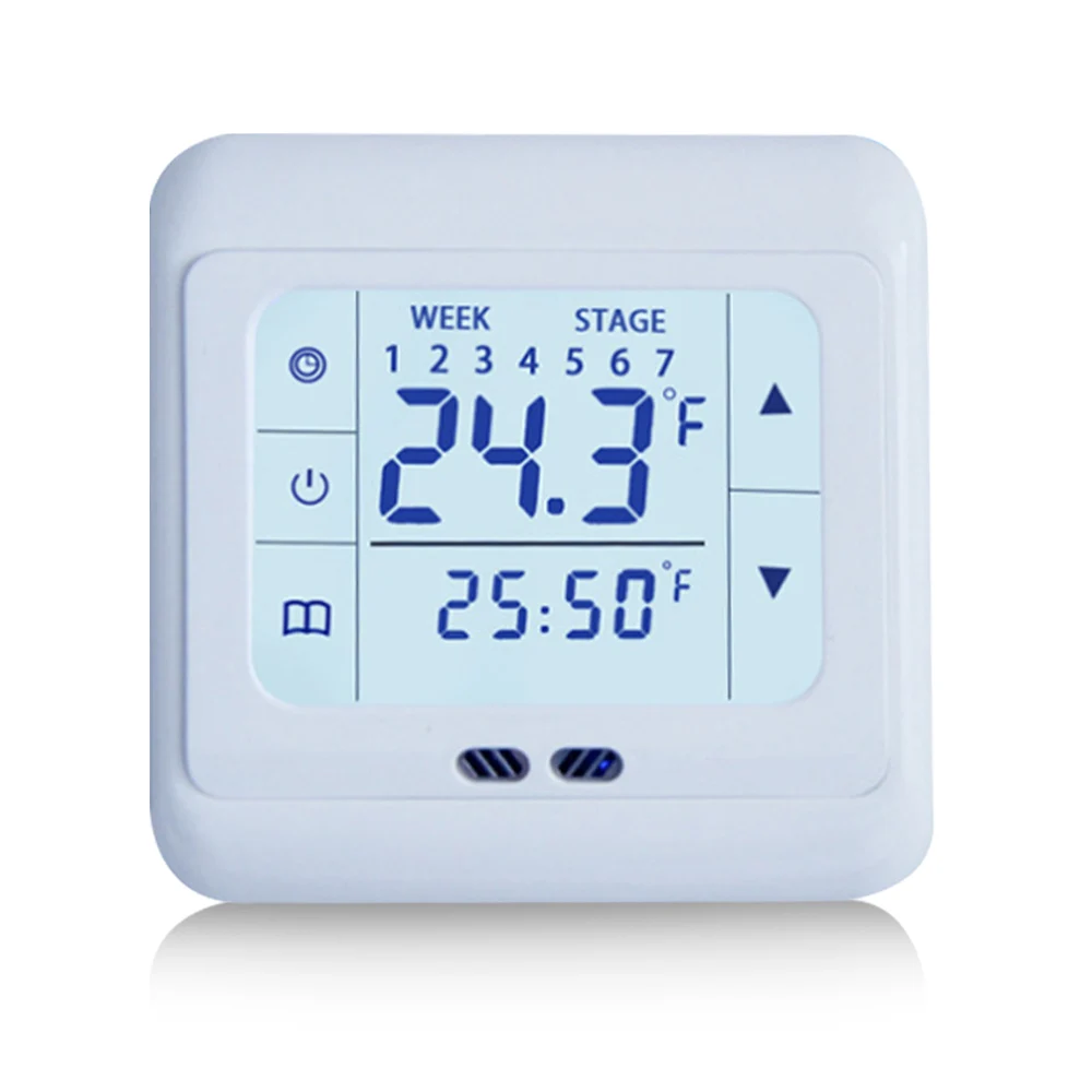 Junejour Home Thermoregulator Touch Screen Heating Thermostat For Warm Floor Electric System Temperature Controller | Инструменты