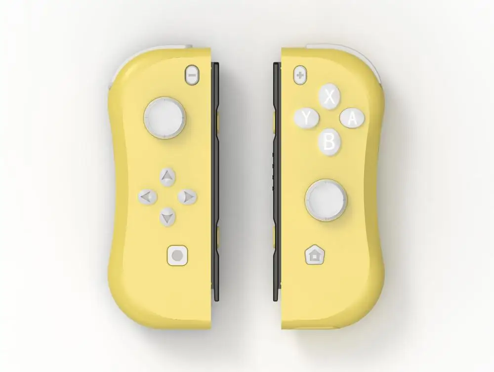 Bluetooth беспроводной Pro пульт дистанционного управления геймпад джойстики Joy-con(L/R) для Nintendo Switch NS игровая консоль с кабелем - Цвет: Yellow