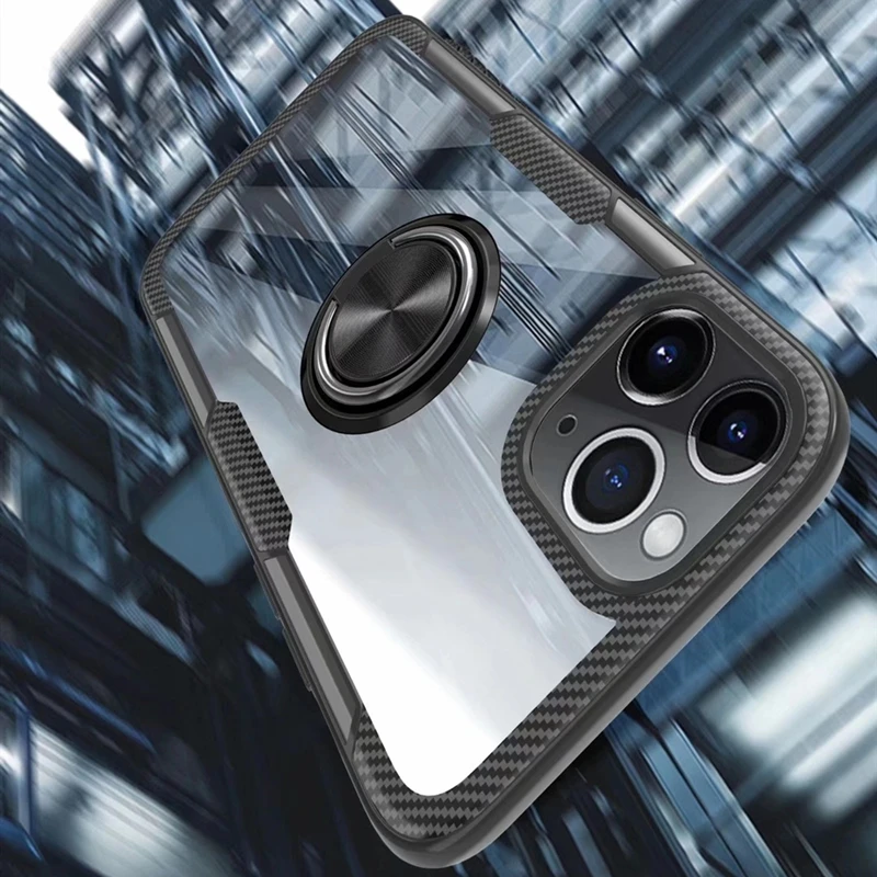 

Transparent Acrylic Hard Case For iPhone 13 Pro max Cover Silicone Frame Clear Back Shockproof Cover for Apple iPhone 13 Mini