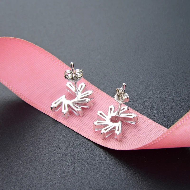 

Female S925 Sterling Silver Earrings Stud Excellent Qaulity Women Wedding Anniversary Ear Jewelry Gift for Mother CHDBR003513