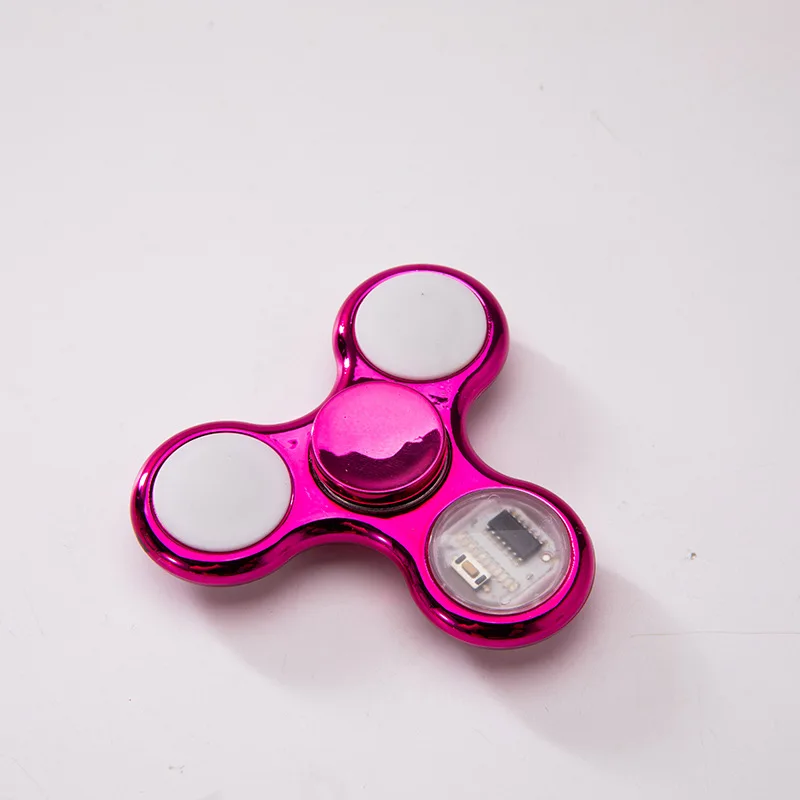 

Luminous Led Light Fidget Spinner Hand Top Spinners Adult Toy Anti Stress Led Tri-Spinner Spinners Kinetic Gyroscope for Childr
