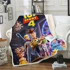 3D печать История игрушек одеяло ходячие Игрушки Шериф Вуди одеяло шерпа одеяло на кровать диван домашний текстиль мечтательные подарки