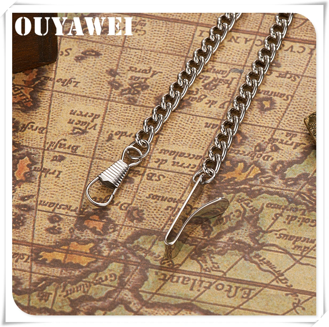 

OUYAWEI Men's Mechanical Hand Wind Watch Luxury Mechanical Steampunk Stainless Steel Pocket & Fob Watches Men Mekaniska Klockor