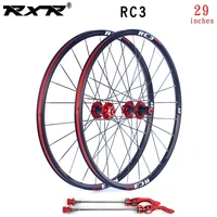 rxr mountain bike mtb off road carbon bike wheelset 29 inches rc3 disc brake 5 bearings7 11speed thru axle bicycle wheel