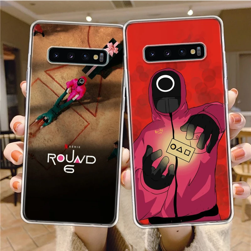

New Squid game Phone Case For Samsung A72 A71 F62 A52 F52 A51 A42 A41 A32 A31 A22 A21 A12 A11 Galaxy A02S A01 M51 M30 M31 Cover