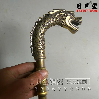 Дедушка хороший счастливый старый народный 37 &quotКитай латунь Бог долговечность