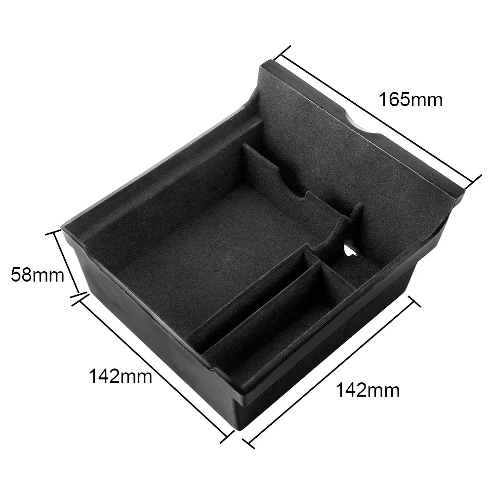 

Car Interior Flocking Organizer Containers Accessories Center Console Holder Car Central Armrest Storage Box