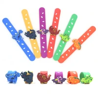 6pc personalized gift dinosaur wristband dinosaur favors rubber ring wedding gift for guests birthday party decor