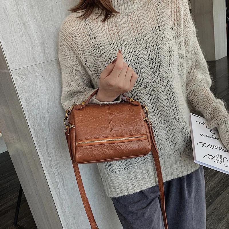 Женская сумка-Бостон в стиле ретро новинка 2019 сумка через плечо сумка-тоут