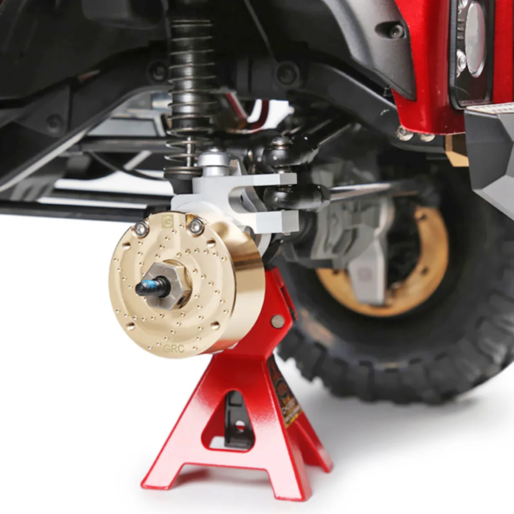 

2pcs Brass Counterweight Balance Weight Portal Drive Housing Brass Front Hub for Traxxas TRX-4 TRX-6 1/10 RC Car Assembly Part