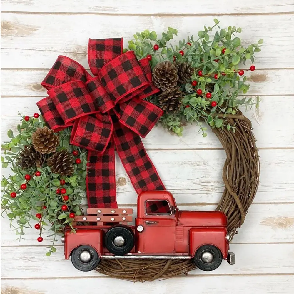 

Реквизит для магазина, Рождественский праздничный венок в виде ленты, внутренняя подвеска, Рождественский венок, рождественские украшения