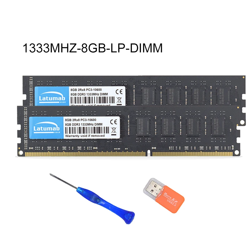 Latumab 8 Гб 16 Гб DDR3 1333 МГц PC3 10600 настольная Память DIMM Память RAM 240 шпильки 1,5 в Настольный ПК модуль памяти ram