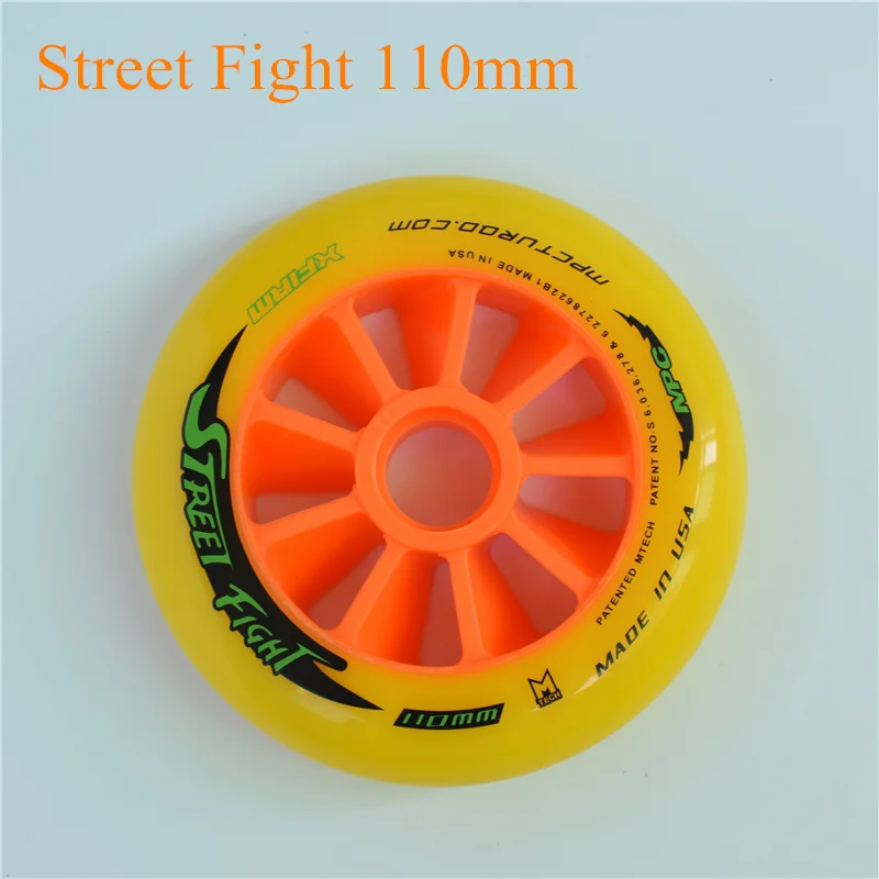 Fight XFirm 110mm XXFirm 110 мм XFirm 100 мм фирма 90 мм встроенные скоростные коньки колеса для внутреннего трека на открытом воздухе гоночные черные магические для MPC для CITYRUN - Цвет: Fight XFirm 110mm