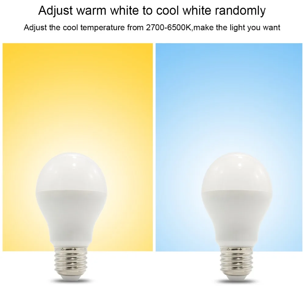 Светодиодная лампа ZIGBEE AC100 240V 6 Вт RGB + CCT два белых смартфона приложение Amazon Alexa