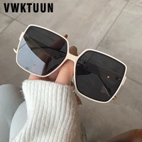 vwktuun sunglasses women square glasses driving driver shades uv400 metal frame sun glasses vintage simple oversized eyewear