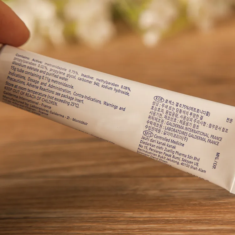 

French genuine 15g 0.75% mild elimination of mites cream topical gel