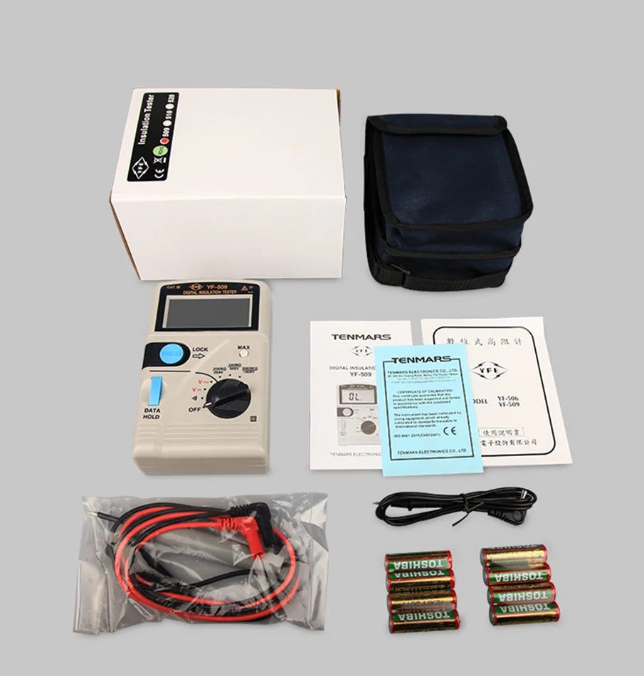 Цифровой измеритель сопротивления тестовый прибор для измерения изоляции 3-1/2