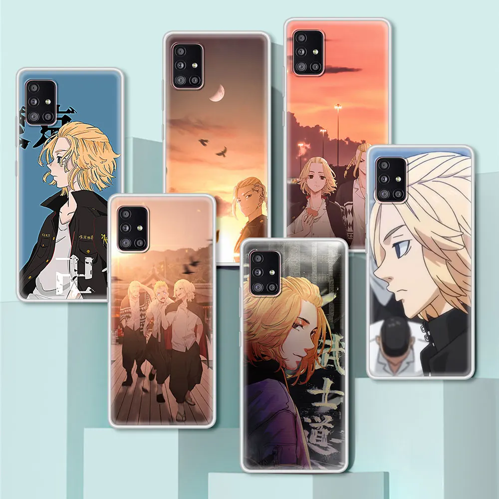 

Japan Tokyo Revengers Translucent Matte Phone Case For Samsung Galaxy A51 A52 A71 A32 A72 5G A12 A31 A21s A02s A41 A11 A91 Cover