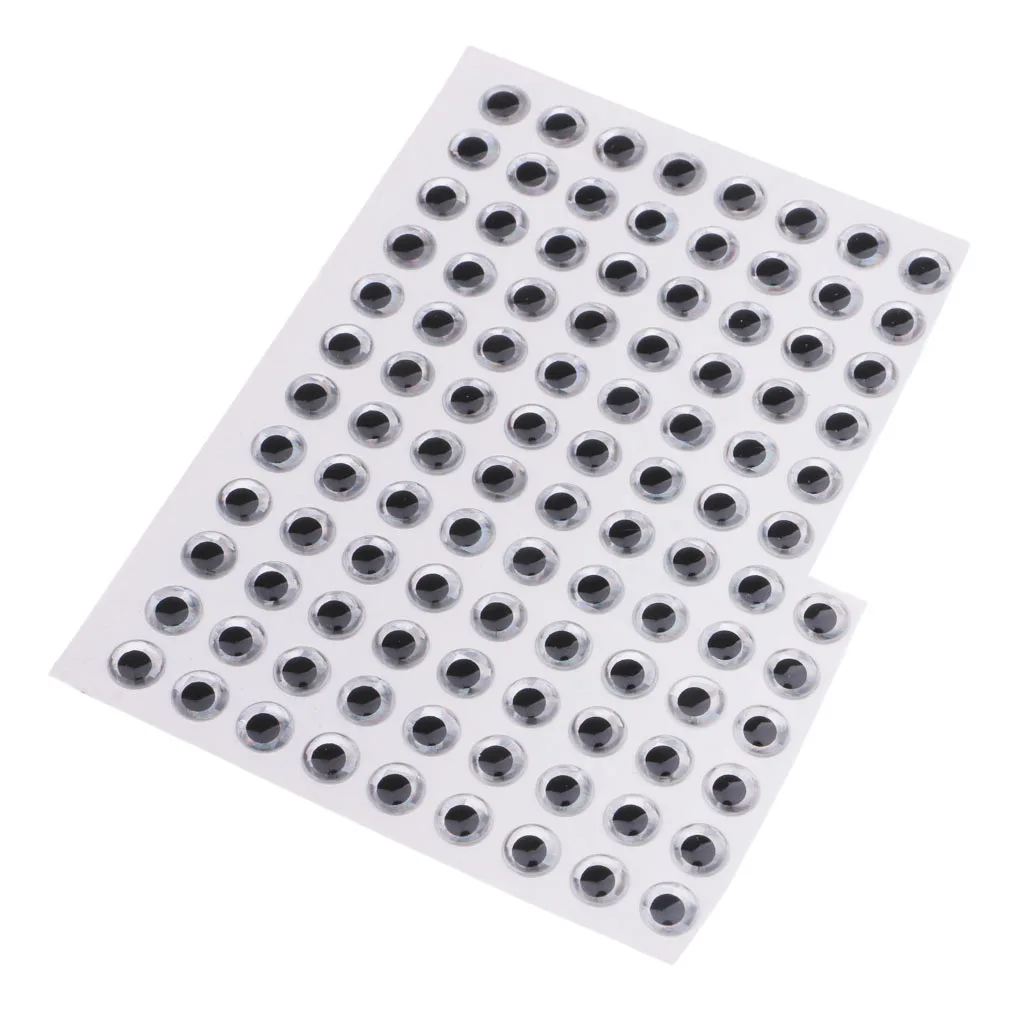 100 шт. рыболовные глаза для приманки голографическая самоклеящиеся 3D рыбий глаз