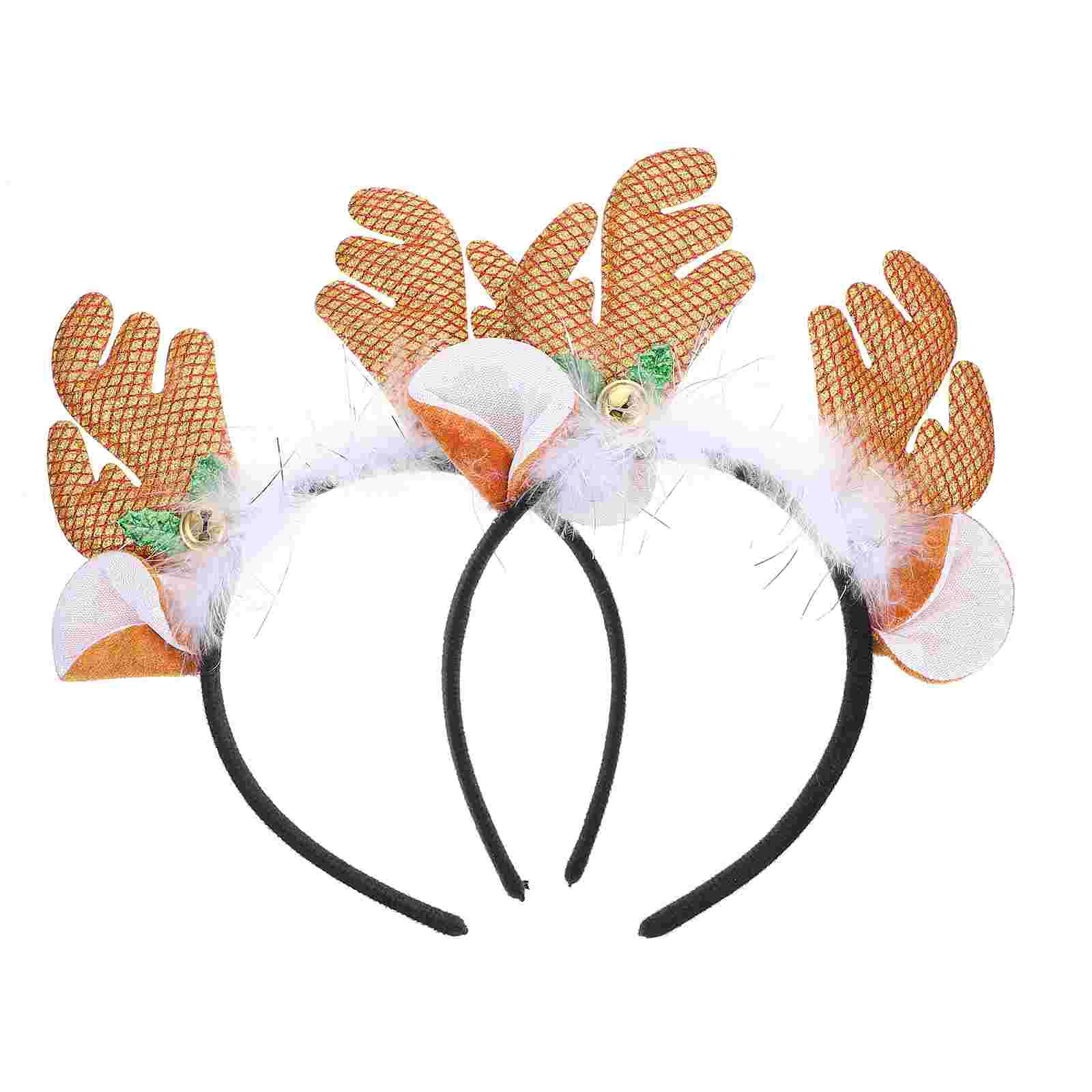 

2pcs Xmas Headbands Deer Headbands Reindeer Kids Hair Hoops Hair Accessories