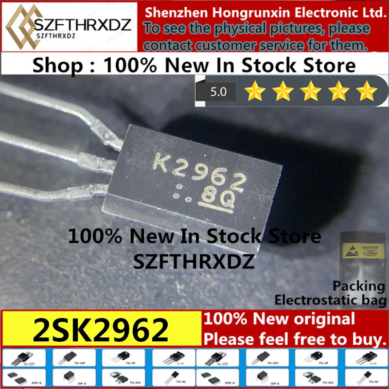 100% Новый оригинальный 2SK2962 (te6.f. M TO-92L K2962 TO92L MOSFET N-ch 100 в 1A 0 7 Ом (50 шт.) | Электронные