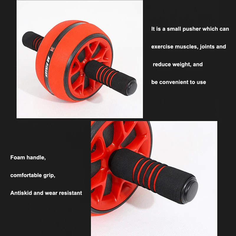 Ролик для пресса Non slip упражнений в тренажерном зале брюшной колесо ролик Фитнес
