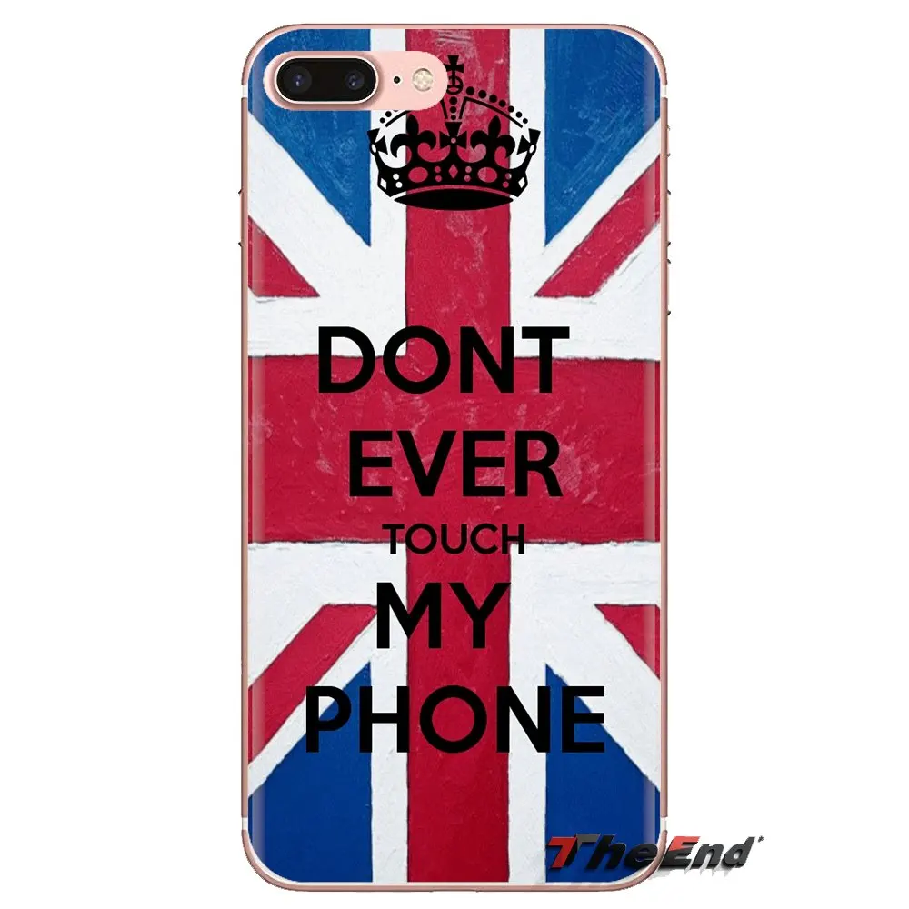 Блокировка экрана надписью Don't touch my Phone (не трогай мой для huawei Honor 7X V10 6C V9 6A
